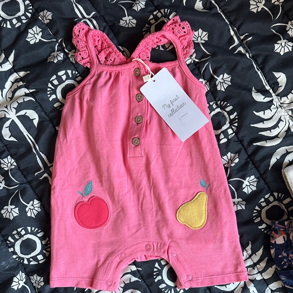 Pink Kids Romper